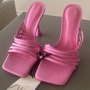 Zara heels never worn. Purchased for 60. Asking for 45